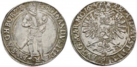 Römisch-Deutsches Reich 
 Haus Habsburg 
 Ferdinand II. 1592/1619-1637 
 Taler 1624 -Prag-. Münzmeister H. Suttner. Her. 485b, Dav. 3136, Voglh. 14...