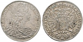 Römisch-Deutsches Reich 
 Haus Habsburg 
 Karl VI. 1711-1740 
 Taler 1740 -Prag-. Her. 398, Dav. 1087, Voglh. 262/19, Dietiker 1020. minimale Schrö...