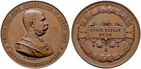 Römisch-Deutsches Reich 
 Haus Österreich 
 Franz Josef I., Kaiser von Österreich 1848-1916 
 Bronzene Prämienmedaille 1888 von F. Leisek, der Kais...