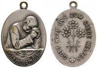 Römisch-Deutsches Reich 
 Haus Österreich 
 Franz Josef I., Kaiser von Österreich 1848-1916 
 Trabgare, versilberte ovale Bronzemedaille o.J. (um 1...