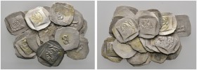 Altdeutsche Münzen und Medaillen 
 Augsburg, Bistum 
 Peter von Schaumburg 1424-1469. Lot (19 Stücke): Pfennige. Kopf des Bischofs von vorn / &quot;...