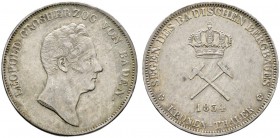 Altdeutsche Münzen und Medaillen 
 Baden-Durlach 
 Leopold 1830-1852 
 Ausbeute-Kronentaler 1834. AKS 84, J. 49, Volle 521, DS 25. kleine Kratzer, ...