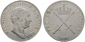 Altdeutsche Münzen und Medaillen 
 Bayern 
 Maximilian I. Joseph 1806-1825 
 Kronentaler 1816. AKS 44, J. 14, Thun 44, Kahnt 64. winziger Randfehle...
