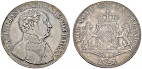Altdeutsche Münzen und Medaillen 
 Bayern 
 Maximilian I. Joseph 1806-1825 
 Konventionstaler 1825. AKS 49, J. 16, Thun 46, Kahnt 70. feine Patina,...