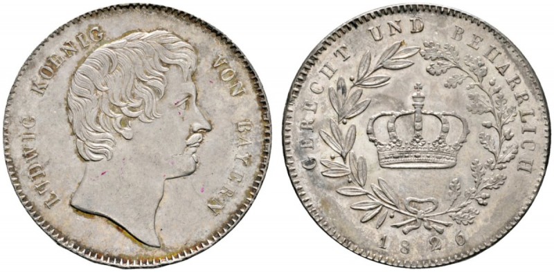 Altdeutsche Münzen und Medaillen 
 Bayern 
 Ludwig I. 1825-1848 
 Kronentaler...