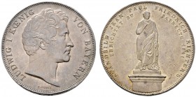 Altdeutsche Münzen und Medaillen 
 Bayern 
 Ludwig I. 1825-1848 
 Geschichtsdoppeltaler 1841. Standbild P.F. Richter. AKS 102, J. 70, Thun 79, Kahn...