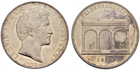 Altdeutsche Münzen und Medaillen 
 Bayern 
 Ludwig I. 1825-1848 
 Geschichtsdoppeltaler 1844. Feldherrnhalle. AKS 106, J. 74, Thun 83, Kahnt 110. l...