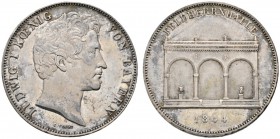 Altdeutsche Münzen und Medaillen 
 Bayern 
 Ludwig I. 1825-1848 
 Geschichtsdoppeltaler 1844. Feldherrnhalle. AKS 106, J. 74, Thun 83, Kahnt 110. f...