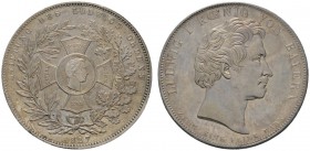 Altdeutsche Münzen und Medaillen 
 Bayern 
 Ludwig I. 1825-1848 
 Geschichtstaler 1827. Stiftung des Ludwigs-Ordens. AKS 118, J. 35, Thun 53, Kahnt...