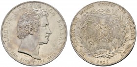 Altdeutsche Münzen und Medaillen 
 Bayern 
 Ludwig I. 1825-1848 
 Geschichtstaler 1827. Stiftung des Theresien-Ordens. AKS 119, J. 36, Thun 54, Kah...