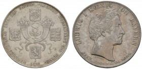 Altdeutsche Münzen und Medaillen 
 Bayern 
 Ludwig I. 1825-1848 
 Geschichtstaler 1829. Handelsvertrag zwischen Bayern, Preußen, Württemberg und He...