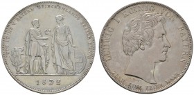 Altdeutsche Münzen und Medaillen 
 Bayern 
 Ludwig I. 1825-1848 
 Geschichtstaler 1832. Otto von Bayern - König von Griechenland. AKS 127, J. 42, T...