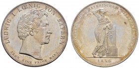 Altdeutsche Münzen und Medaillen 
 Bayern 
 Ludwig I. 1825-1848 
 Geschichtstaler 1835 Bayerische Hypothekenbank. AKS 133, J. 48, Thun 66, Kahnt 93...