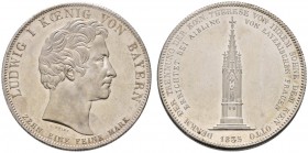 Altdeutsche Münzen und Medaillen 
 Bayern 
 Ludwig I. 1825-1848 
 Geschichtstaler 1835 Denkmal bei Aibling. AKS 134, J. 49, Thun 67, Kahnt 94. Reve...