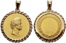 Altdeutsche Münzen und Medaillen 
 Bayern 
 Ludwig I. 1825-1848 
 Goldene Ludwigs-Ordensmedaille zu 10 Dukaten 1827 (verliehen bis 1847) von Stiglm...