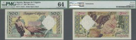 Algeria: 500 Francs 1958, P.117 in perfect condition, PMG graded 64 Choice Uncirculated