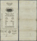 Austria: 5 Gulden 1796 P. A22a, rare issued note with 3 horizontal folds, light staining at lower left border, no holes, still strong paper, condition...