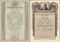 Austria: set of 5 different design trials for bonds or obligations of the ”Wiener Staatsdruckerei” (Austria State Printing Works) mostly handdrawn des...