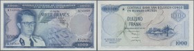 Belgian Congo: 1000 Francs 1958, P.35 in perfect UNC condition