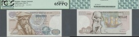 Belgium: 1000 Francs 1973, P.136b in perfect condition, PCGS graded 65 Gem New PPQ