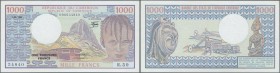 Cameroon: 1000 Francs 1984 P. 21 in condition: aUNC.