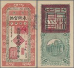 China: Kirin Yung Heng Provincial Bank 100 Tiao 1928 P. S1081A in condition: aUNC.