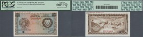 Cyprus: 250 Mil 1964-82 SPECIMEN, P.41s, PCGS graded 66 Gem New PPQ