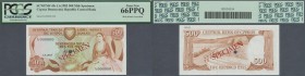 Cyprus: 50 Cents 1982 SPECIMEN P.45s in perfect condition, PCGS graded 66 Gem New PPQ