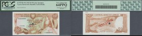 Cyprus: 50 Cents 1983 SPECIMEN P.49s in perfect condition, PCGS graded 64 Very Choice New PPQ