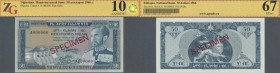 Ethiopia: 50 Dollars 1966 SPECIMEN, P.28s in perfect condition, ZG graded 67 GUnc