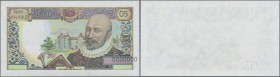 France: Rare Specimen note of 5 Francs Montaigne, designed by Banque de France, which was lateron used as experimental note in the BDF. The example is...