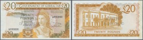 Gibraltar: 20 Pounds Spetember 15th 1979 SPECIMEN, P.23bs in perfect UNC condition