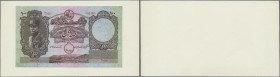Iran: Worldwide unique - proof trial print for a KINGFOM OF IRAN under the bank name ”Bank Melli Iran” 100 Rials (AH1313) Note by the Austrian State P...