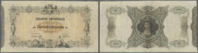 Italy: 250 Lire 1874 P. 8, highly rare note, several folds in paper, slight stain, professionally restored at several small border areas and along the...