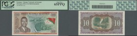 Katanga: Banque Nationale du Katanga 10 Francs Katangais ND(1960) remainder without date and serial, P.5Ar in perfect condition, PCGS graded 65 Gem Ne...