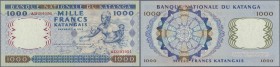 Katanga: 1000 Francs February 26th 1962, P.14 in perfect UNC condition