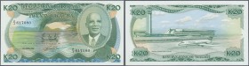 Malawi: 20 Kwacha Pril 1st 1988, P.22b in perfect UNC condition
