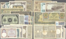 Morocco: large set of 182 banknotes containing 8x 5 Francs P. 9 (2x XF), 4x 20 francs P. 18, 9x 100 Francs P. 20, 4x 50 Francs P. 21, 2x 5 Francs P. 2...