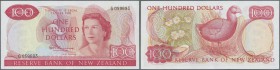 New Zealand: 100 Dollars ND(1967-77), P.168a with signature FLEMING in UNC condition
