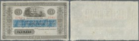 Northern Ireland: 20 Pounds 1929 P. 309, Ulster Bank Limited, rare note, used with folds and some minor border tears but with strong paper and no hole...