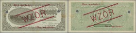 Poland: 1.000.000 Zlotych 1923 Specimen P. 37s, 2 cancellation holes center fold, handling in paper, paper still strong, condition: VF.