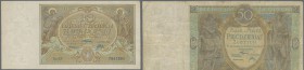 Poland: Pair with 50 Zlotych 1925 P.64a (F-) and 10 Zlotych 1926 P.65a (VF) (2 pcs.)