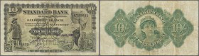 Rhodesia: 10 Shillings 1936 P. S146b, used with several folds and light stain in paper, still strongness in paper, not washed or pressed, no holes or ...