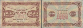 Russia: 1000 Rubkes 1923 P. 170, in condition: XF.