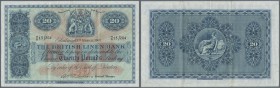 Scotland: The British Linen Bank 20 Pounds 1962 P. 164, 3 vertical folds an various handling in paper but no holes or tears and still very strong pape...