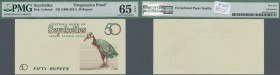 Seychelles: 50 Rupees ND back Proof ND(1998-2011) P. 38p, condition: PMG 65 EPQ.