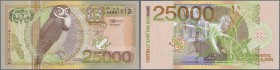 Suriname: 25.000 Gulden 2000, P.154 in perfect UNC condition