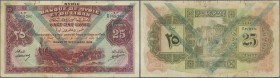 Syria: Banque de Syrie et du Liban 25 Livres September 1st 1939, great item in still nice condition and original shape with toned paper and some small...