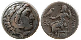 KINGS of MACEDON. Alexander III. 336-323 BC. AR Drachm. Colophon mint.