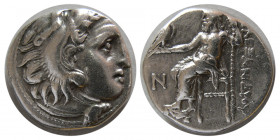 KINGS of MACEDON. Alexander III. 336-323 BC. AR Drachm. Kolophon mint.